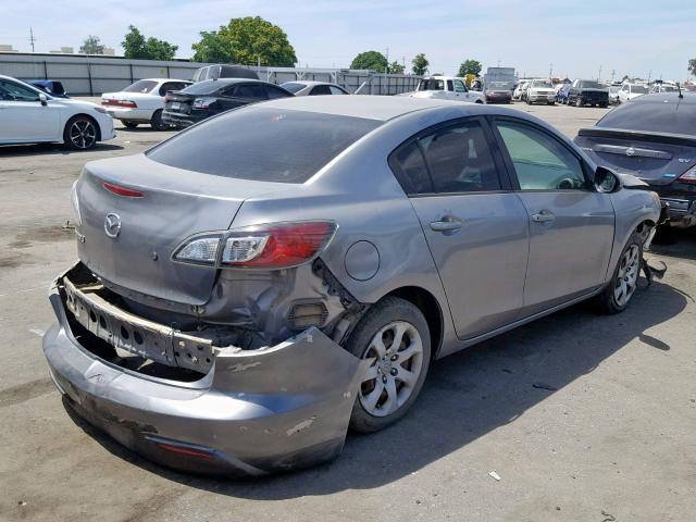 JM1BL1SG5A1269929 - 2010 MAZDA 3 I GRAY photo 4