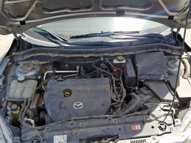 JM1BL1SG5A1269929 - 2010 MAZDA 3 I GRAY photo 7