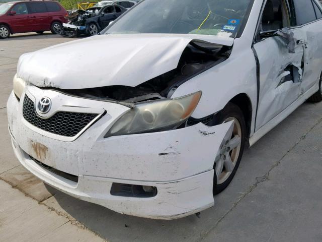 4T1BE46K97U716260 - 2007 TOYOTA CAMRY NEW WHITE photo 9