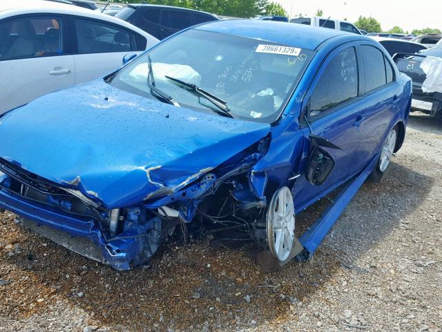 JA32U2FU9FU011422 - 2015 MITSUBISHI LANCER ES BLUE photo 9