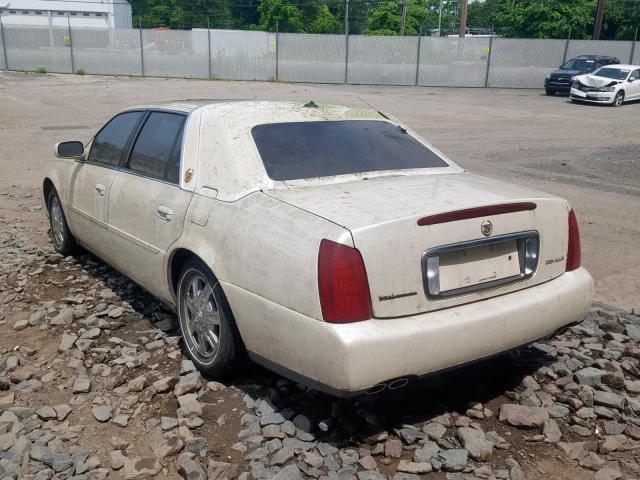 1G6KD54Y23U281700 - 2003 CADILLAC DEVILLE CREAM photo 3