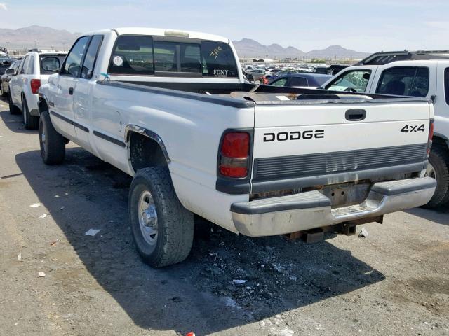 3B7KF2361XG108538 - 1999 DODGE RAM 2500 WHITE photo 3