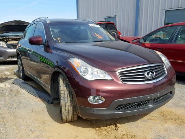 JN1AJ0HR0BM852335 - 2011 INFINITI EX35 BASE MAROON photo 1