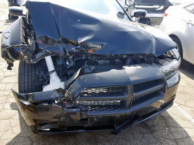2C3CDXAT0EH358659 - 2014 DODGE CHARGER PO BLACK photo 7