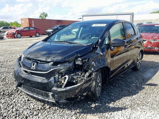 3HGGK5H86FM778813 - 2015 HONDA FIT EX BLACK photo 2