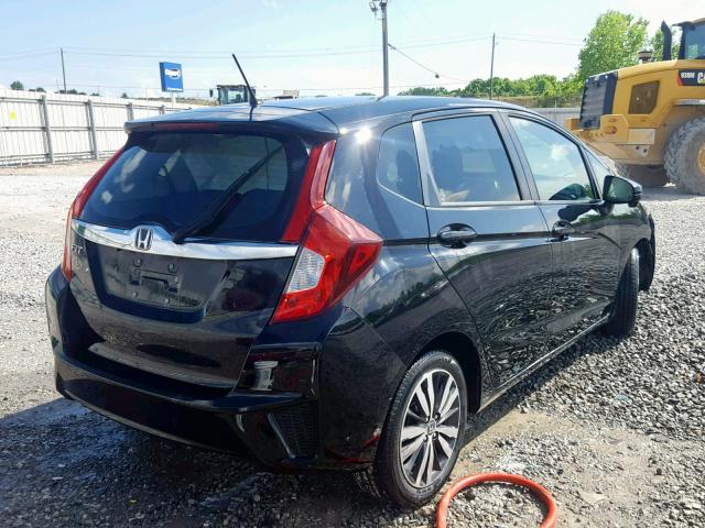 3HGGK5H86FM778813 - 2015 HONDA FIT EX BLACK photo 4