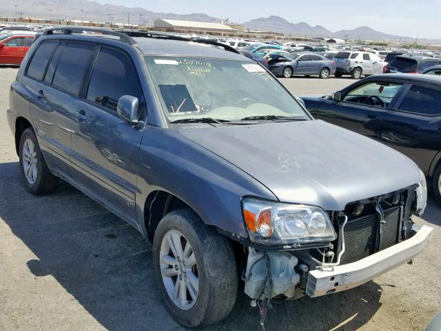 JTEDW21A460011994 - 2006 TOYOTA HIGHLANDER BLUE photo 1