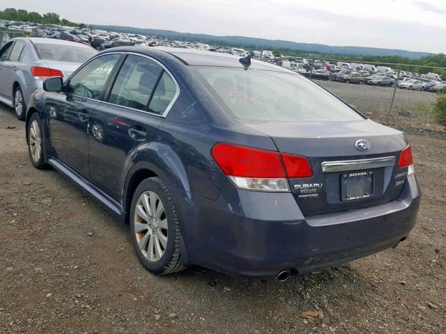 4S3BMDH61B2214239 - 2011 SUBARU LEGACY 3.6 CHARCOAL photo 3