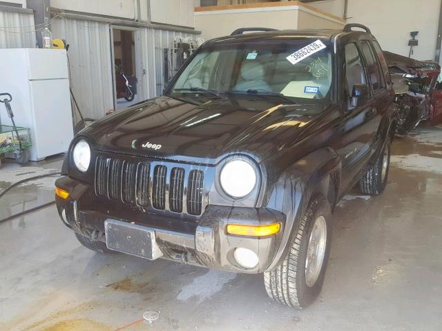 1J4GL58K62W234601 - 2002 JEEP LIBERTY LI BLACK photo 2