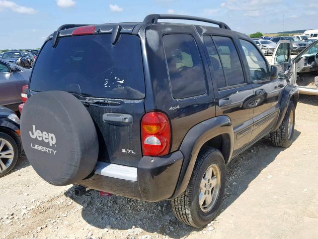 1J4GL58K62W234601 - 2002 JEEP LIBERTY LI BLACK photo 4