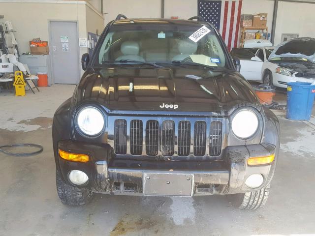 1J4GL58K62W234601 - 2002 JEEP LIBERTY LI BLACK photo 9