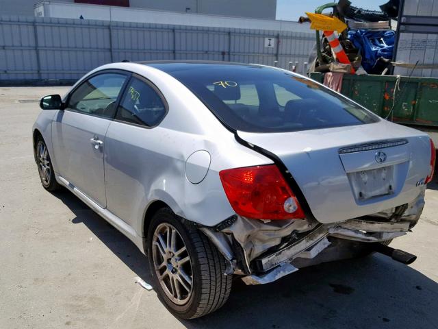 JTKDE177350034591 - 2005 TOYOTA SCION TC SILVER photo 3