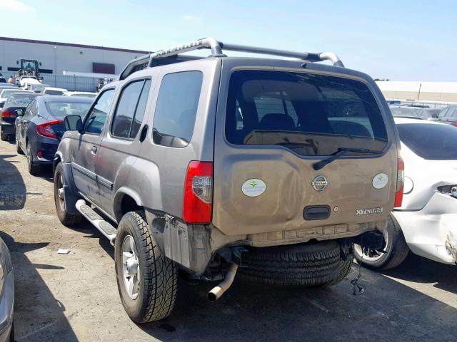 5N1DD28T23C660782 - 2003 NISSAN XTERRA XE BROWN photo 3