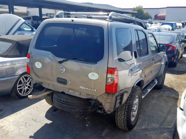 5N1DD28T23C660782 - 2003 NISSAN XTERRA XE BROWN photo 4