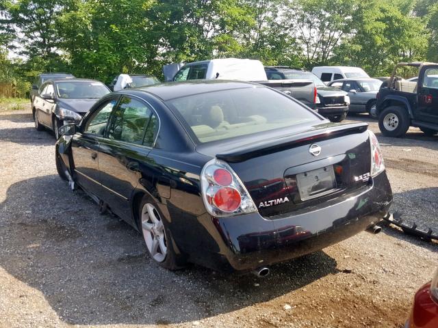 1N4BL11D65C223825 - 2005 NISSAN ALTIMA SE BLACK photo 3