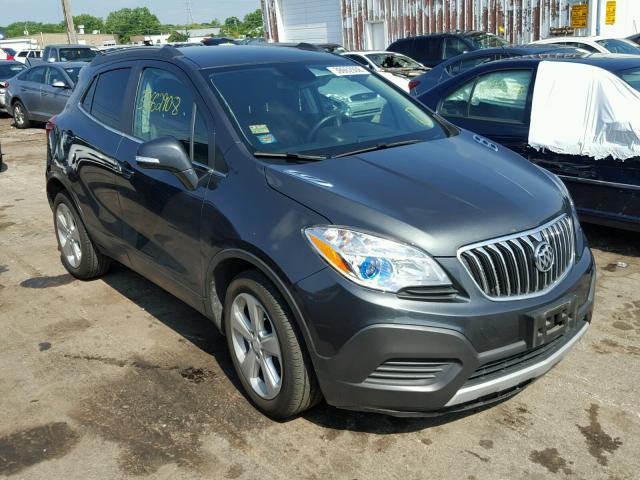 KL4CJASB0GB700981 - 2016 BUICK ENCORE GRAY photo 1