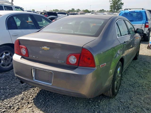 1G1ZC5E00AF255677 - 2010 CHEVROLET MALIBU 1LT ნაცრისფერი ფოტო 4