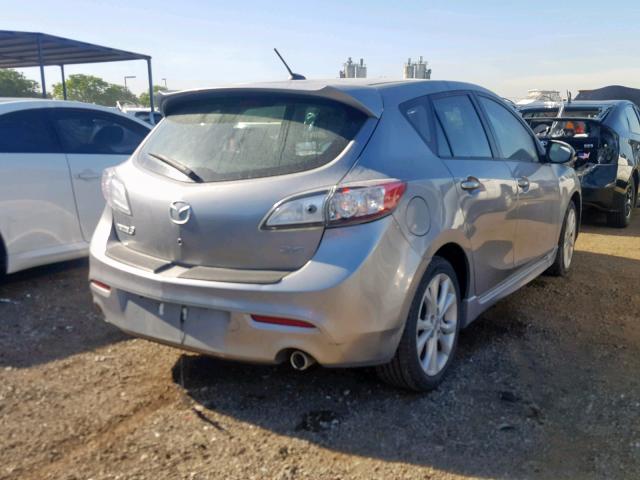 JM1BL1H6XA1343103 - 2010 MAZDA 3 S SILVER photo 4