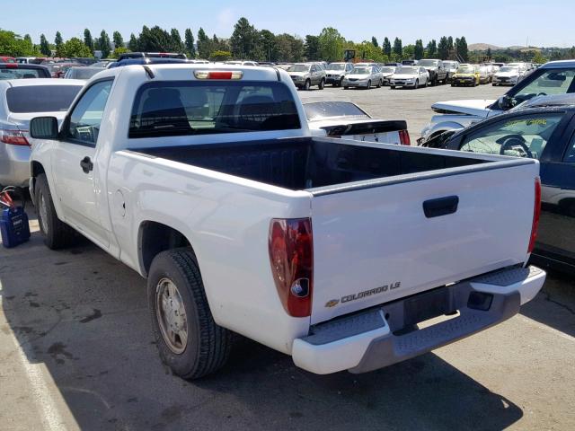 1GCCS24E588198192 - 2008 CHEVROLET COLORADO L WHITE photo 3