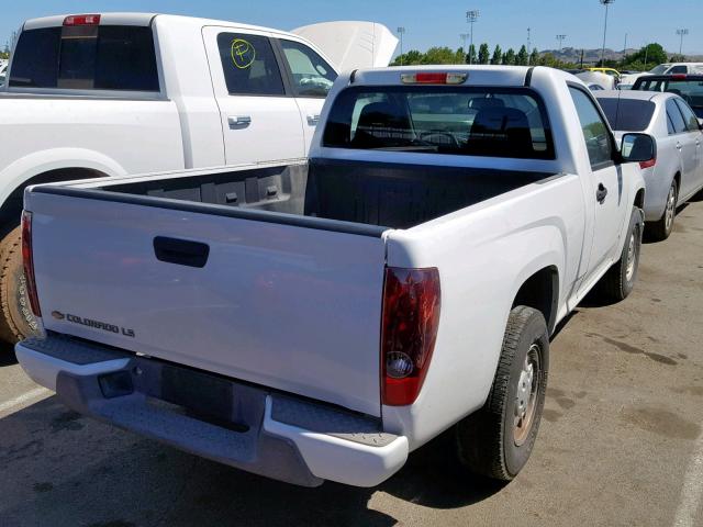 1GCCS24E588198192 - 2008 CHEVROLET COLORADO L WHITE photo 4