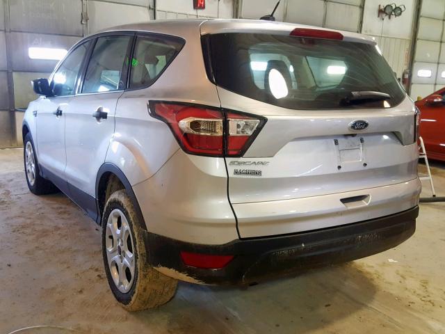 1FMCU0F77HUE35748 - 2017 FORD ESCAPE S GRAY photo 3