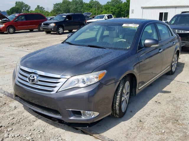 4T1BK3DB2BU414100 - 2011 TOYOTA AVALON BAS GRAY photo 2