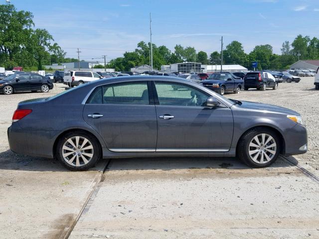 4T1BK3DB2BU414100 - 2011 TOYOTA AVALON BAS GRAY photo 9