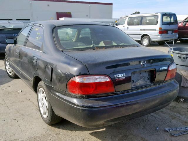 1YVGF22D4Y5128162 - 2000 MAZDA 626 ES BLACK photo 3