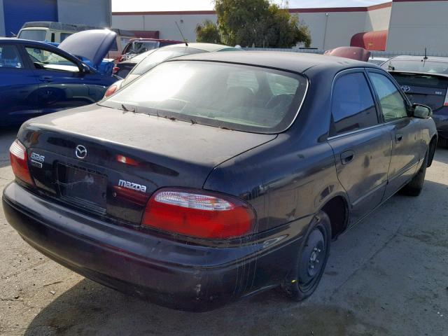 1YVGF22D4Y5128162 - 2000 MAZDA 626 ES BLACK photo 4