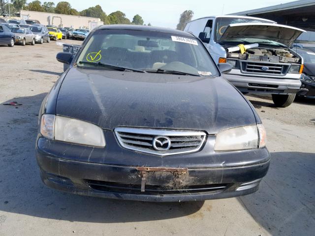 1YVGF22D4Y5128162 - 2000 MAZDA 626 ES BLACK photo 9