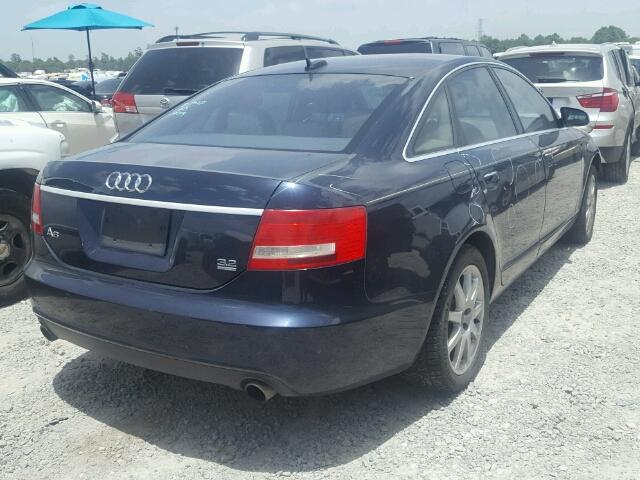 WAUDT74F15N047903 - 2005 AUDI A6 3.2 QUA BLUE photo 4