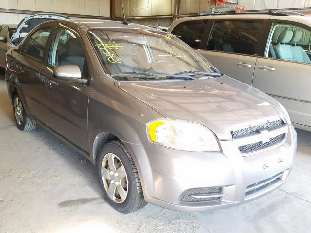 KL1TD5DEXBB208941 - 2011 CHEVROLET AVEO LS SILVER photo 1