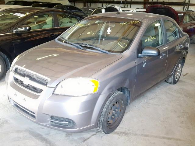 KL1TD5DEXBB208941 - 2011 CHEVROLET AVEO LS SILVER photo 2