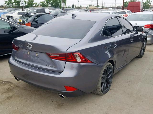 JTHBA1D28G5009144 - 2016 LEXUS IS 200T GRAY photo 4