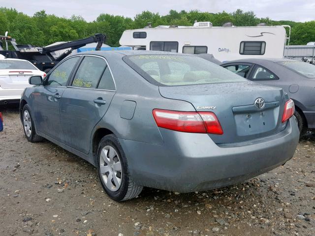 4T1BE46K47U585433 - 2007 TOYOTA CAMRY NEW TEAL photo 3