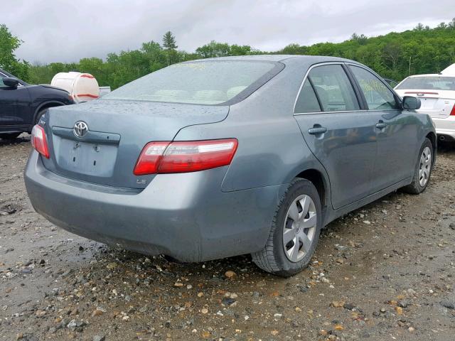 4T1BE46K47U585433 - 2007 TOYOTA CAMRY NEW TEAL photo 4