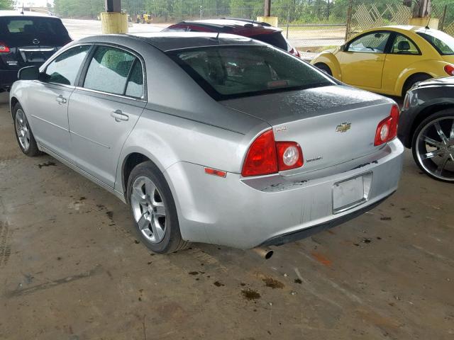 1G1ZH57B894118025 - 2009 CHEVROLET MALIBU 1LT SILVER photo 3