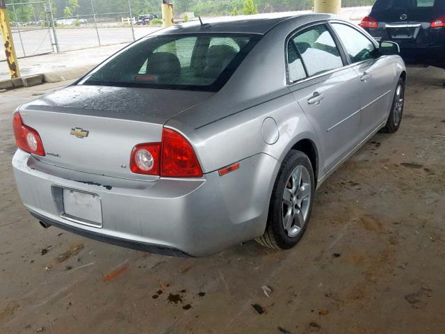 1G1ZH57B894118025 - 2009 CHEVROLET MALIBU 1LT SILVER photo 4