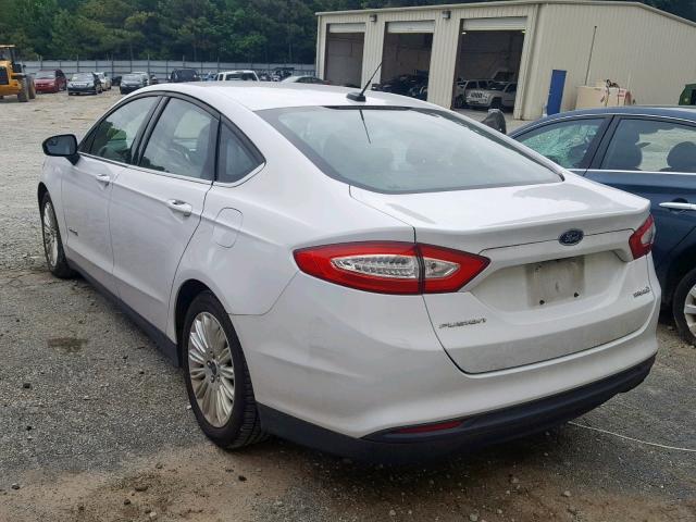 3FA6P0UU3GR126548 - 2016 FORD FUSION S H WHITE photo 3