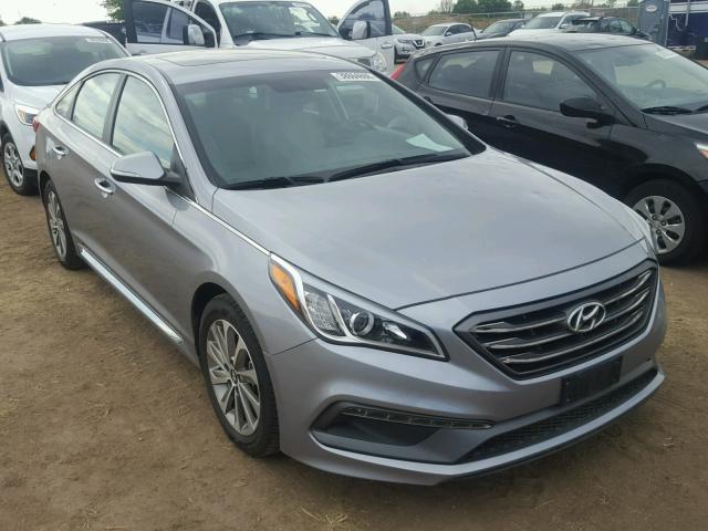 5NPE34AF1HH437284 - 2017 HYUNDAI SONATA SPO SILVER photo 1