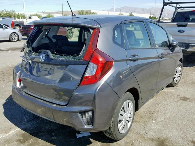 JHMGK5H50GS014984 - 2016 HONDA FIT LX CHARCOAL photo 4