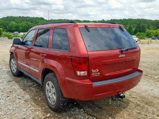 1J4PR4GK0AC160473 - 2010 JEEP GRAND CHER RED photo 3