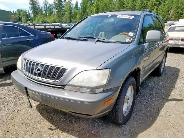 JTJHF10U410185744 - 2001 LEXUS RX 300 GRAY photo 2