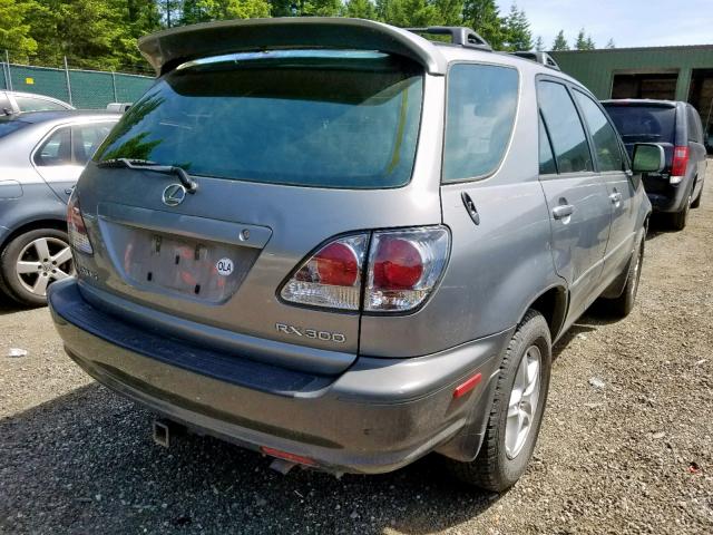 JTJHF10U410185744 - 2001 LEXUS RX 300 GRAY photo 4