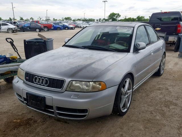 WAURD68D51A102683 - 2001 AUDI S4 2.7 QUA SILVER photo 2