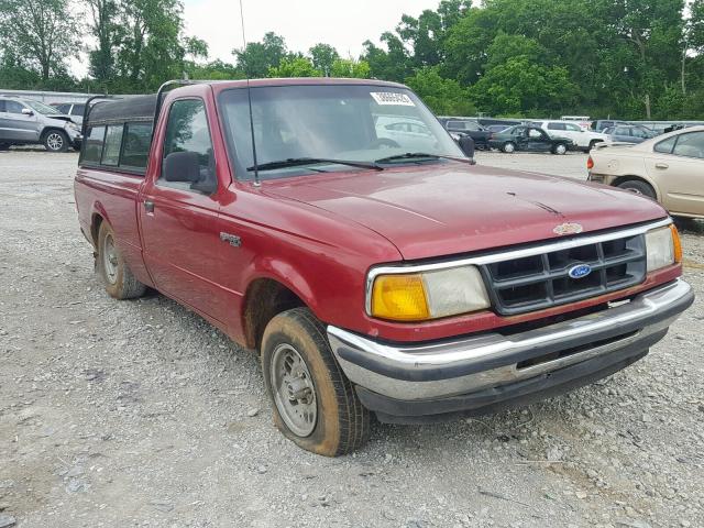 1FTCR10A6PUD67148 - 1993 FORD RANGER RED photo 1