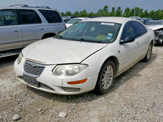 2C3HE66G92H153460 - 2002 CHRYSLER 300M WHITE photo 2