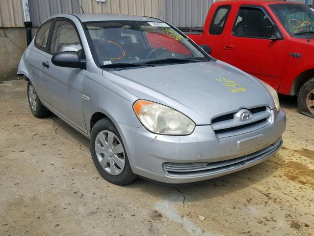 KMHCM36C27U054693 - 2007 HYUNDAI ACCENT GS SILVER photo 1