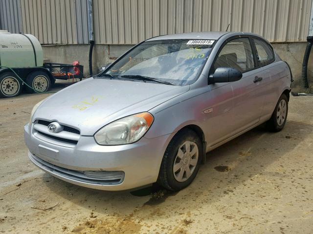 KMHCM36C27U054693 - 2007 HYUNDAI ACCENT GS SILVER photo 2