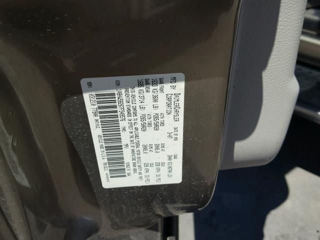 1A8HW58267F549576 - 2007 CHRYSLER ASPEN LIMI GOLD photo 10